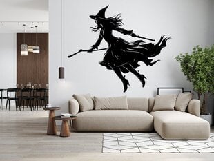 Tarra lentävä noita Halloween ikkuna noitamainen ovi koriste - 160 x 160 cm hinta ja tiedot | Sisustustarrat | hobbyhall.fi