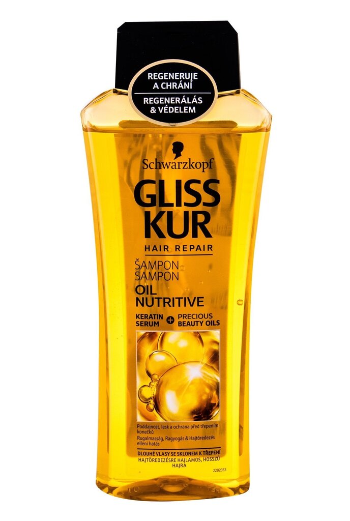 Schwarzkopf Gliss Kur Oil Nutritive shampoo 400 ml hinta ja tiedot | Shampoot | hobbyhall.fi