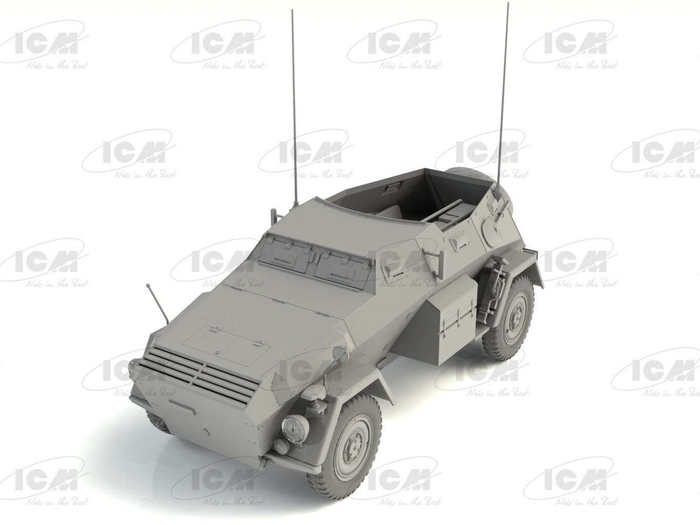 Liimamalli ICM 35110 Sd.Kfz. 247 Ausf.B 1/35 hinta ja tiedot | Koottavat pienoismallit | hobbyhall.fi