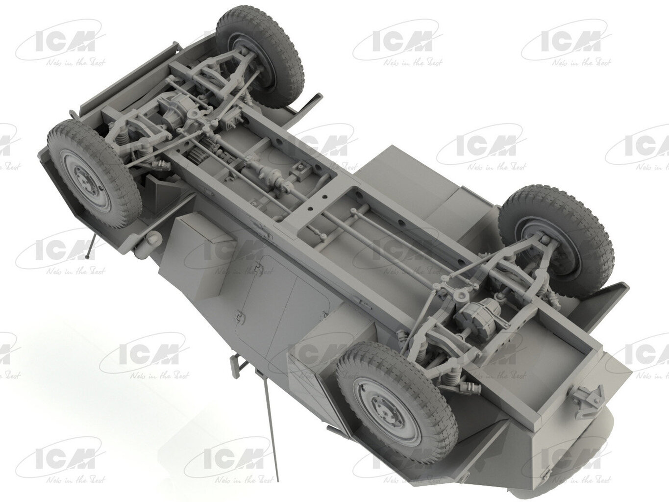 Liimamalli ICM 35110 Sd.Kfz. 247 Ausf.B 1/35 hinta ja tiedot | Koottavat pienoismallit | hobbyhall.fi