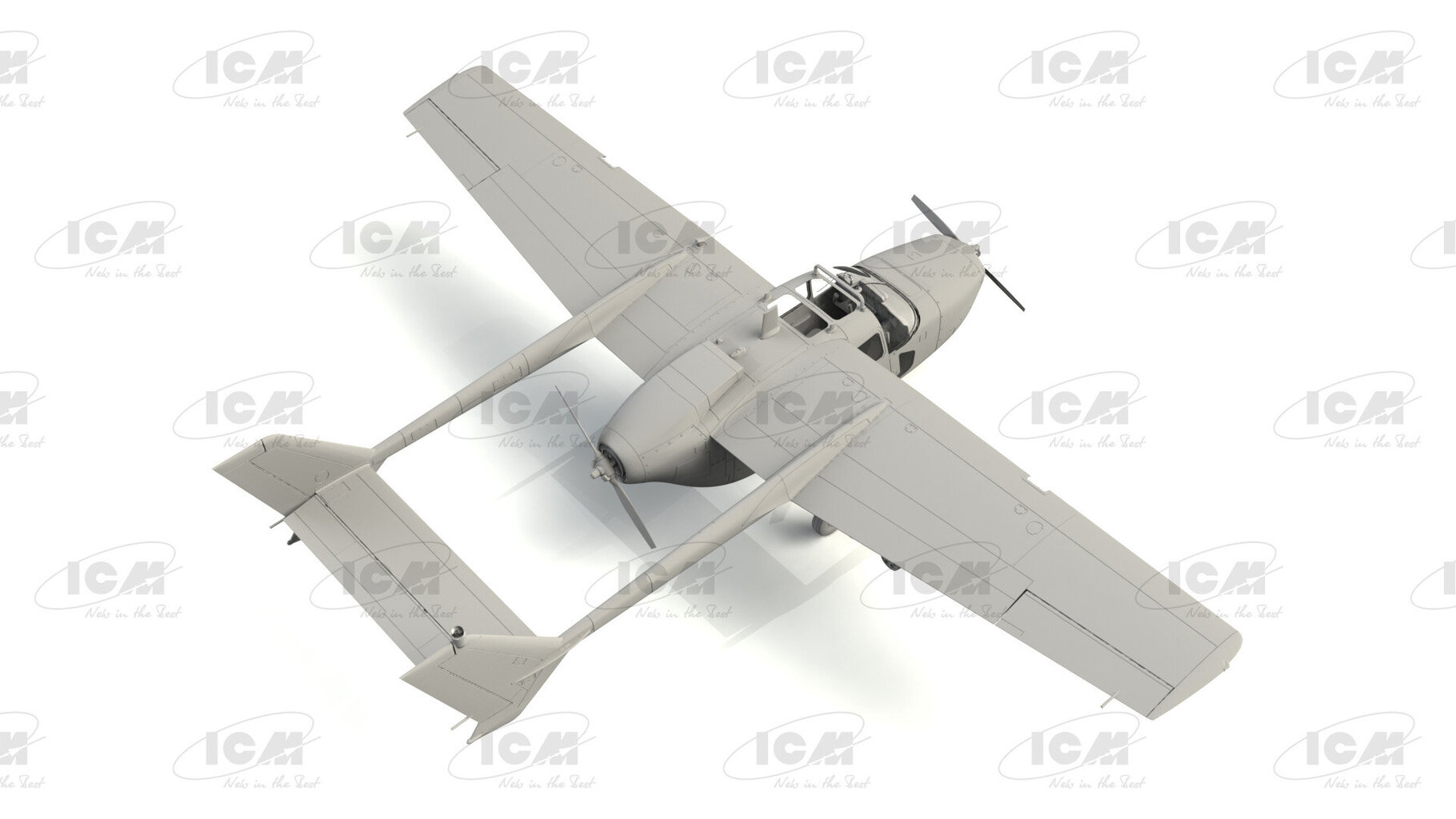 Liimattava malli ICM 48291 Cessna O-2A US Navy Service 1/48 hinta ja tiedot | Koottavat pienoismallit | hobbyhall.fi