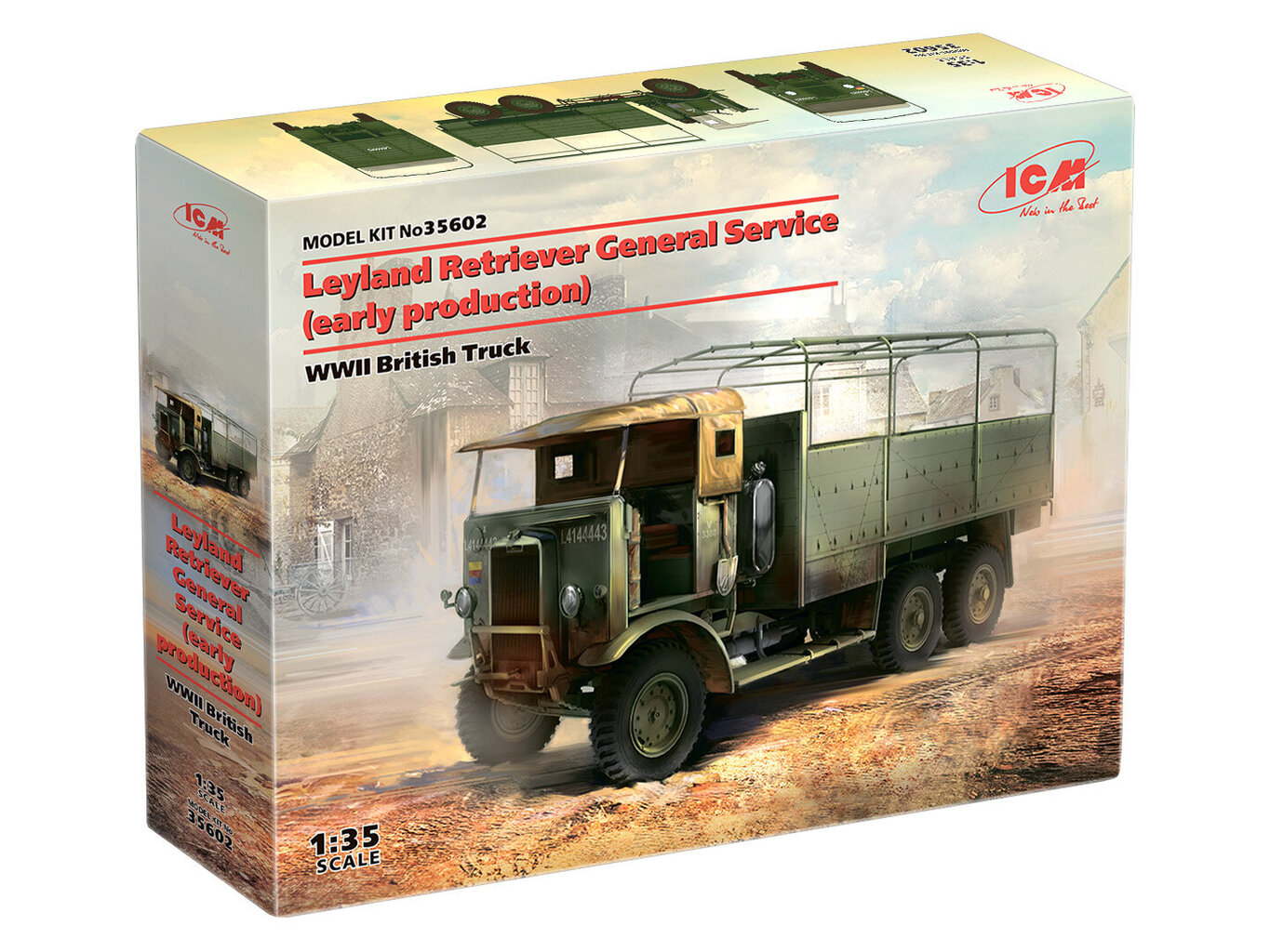 Liimamalli ICM 35602 British Leyland Retriever General Service (varhainen tuotanto) 1/35 hinta ja tiedot | Koottavat pienoismallit | hobbyhall.fi