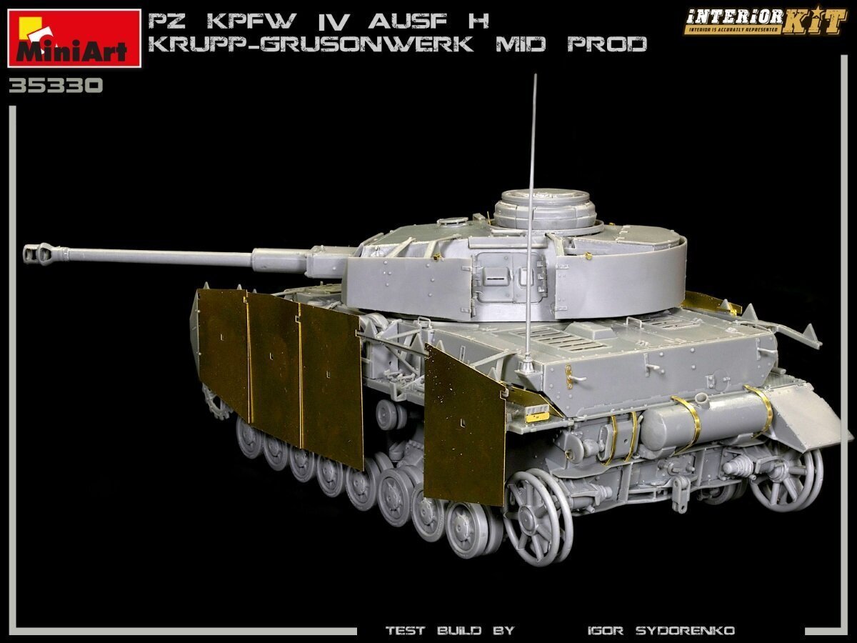 Liimattava malli MiniArt 35330 Pz.Kpfw.IV Ausf. H KRUPP-GRUSONWERK. MID PROD. AUG-SEP 1943. INTERIOR KIT 1/35 hinta ja tiedot | Koottavat pienoismallit | hobbyhall.fi