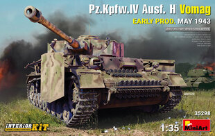 Liimattava malli MiniArt 35298 Pz.Kpfw.IV Ausf. H Vomag. Early Prod. (May 1943) Interior Kit 1/35 hinta ja tiedot | MiniArt Urheilu ja vapaa-aika | hobbyhall.fi