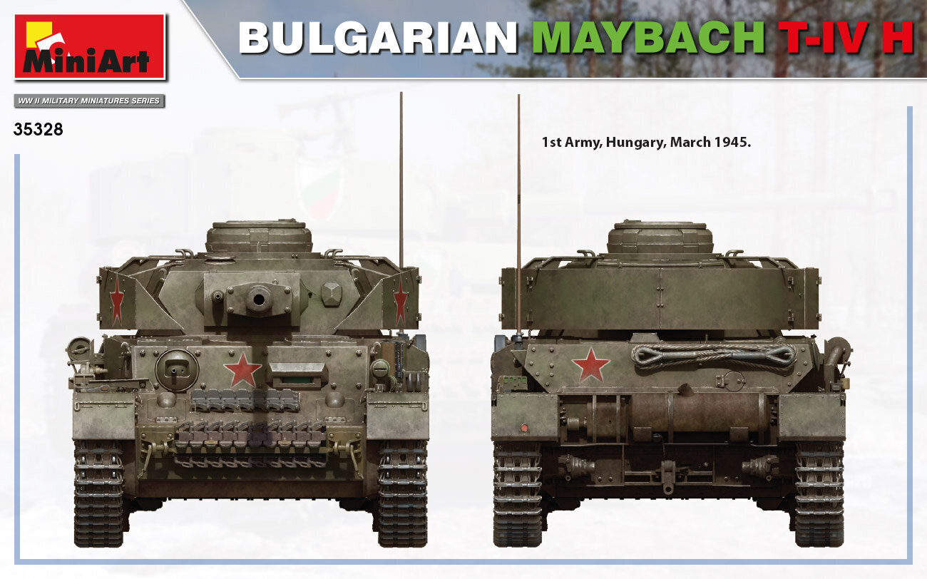 Liimattava malli MiniArt 35328 Bulgarian Maybach T-IV H 1/35 hinta ja tiedot | Koottavat pienoismallit | hobbyhall.fi