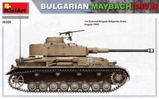 Liimattava malli MiniArt 35328 Bulgarian Maybach T-IV H 1/35 hinta ja tiedot | MiniArt Urheilu ja vapaa-aika | hobbyhall.fi