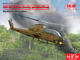 Liimattava malli ICM AH-1G Cobra (varhainen tuotanto) 1/32 hinta ja tiedot | Koottavat pienoismallit | hobbyhall.fi