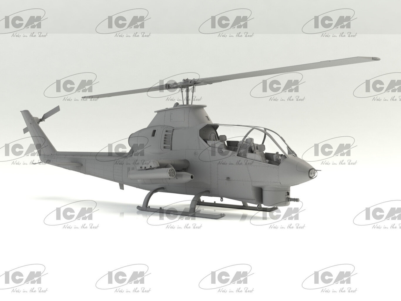 Liimattava malli ICM AH-1G Cobra (varhainen tuotanto) 1/32 hinta ja tiedot | Koottavat pienoismallit | hobbyhall.fi