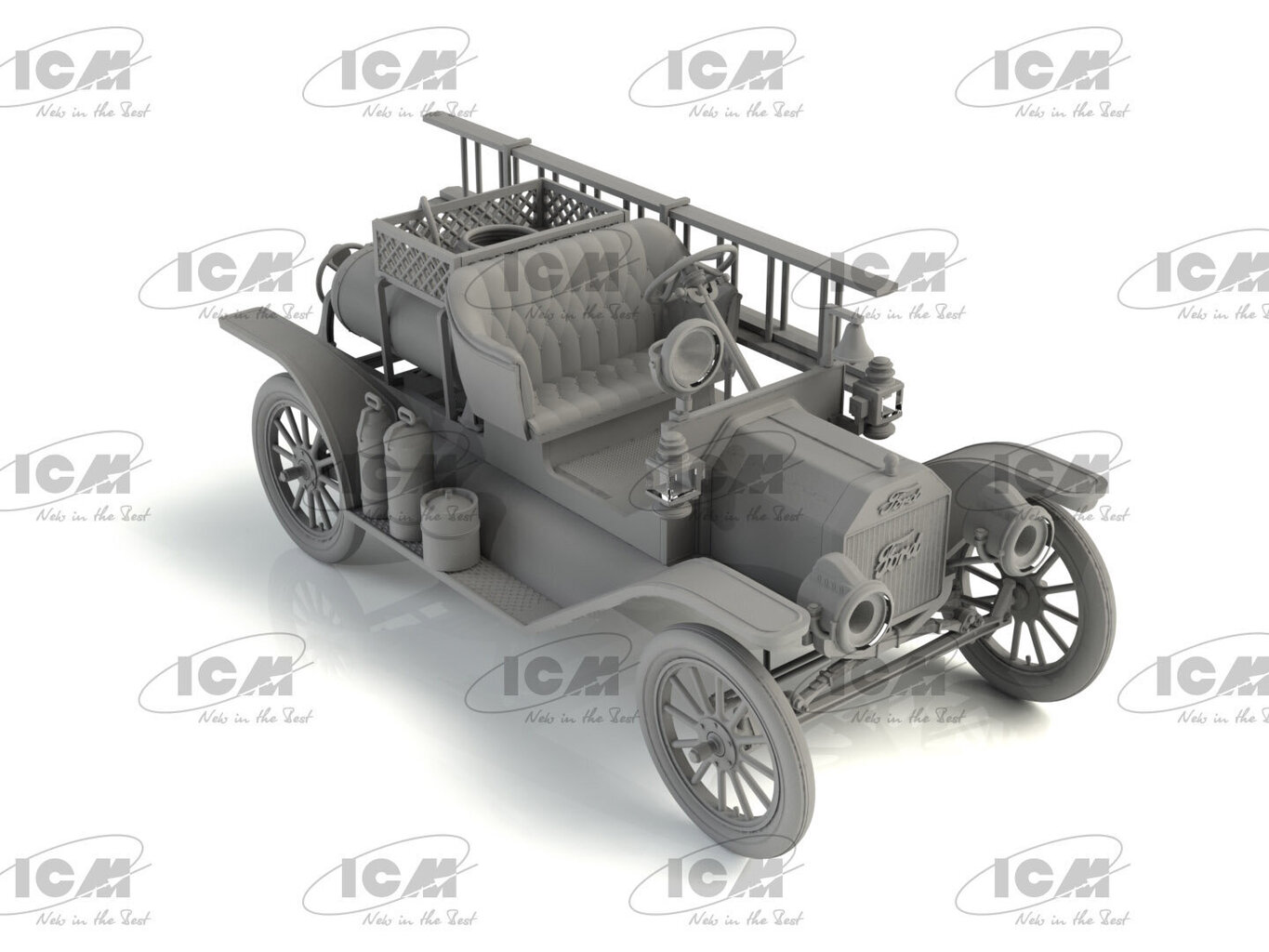 Liimattava malli ICM 35605 Model T 1914 Fire Truck 1/35 hinta ja tiedot | Koottavat pienoismallit | hobbyhall.fi