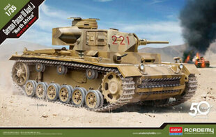 Liimattava malli Academy 13531 German Panzer III Ausf. J Noth Africa 1/35 hinta ja tiedot | Koottavat pienoismallit | hobbyhall.fi