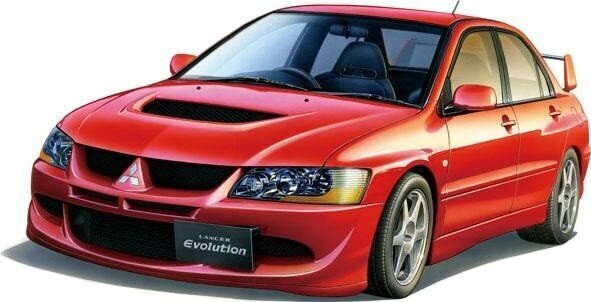 Fujimi - Mitsubishi Lancer Evolution VIII GSR, 1/24, 03924 hinta ja tiedot | LEGOT ja rakennuslelut | hobbyhall.fi