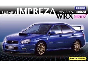 Fujimi - Subaru Impreza WRX Sti/2003 V-Limited, 24.1., 03940 hinta ja tiedot | LEGOT ja rakennuslelut | hobbyhall.fi