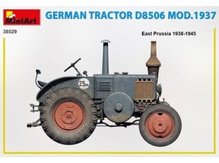Miniart – saksalainen traktori D8506 Malli 1937, 1/35, 38029 hinta ja tiedot | LEGOT ja rakennuslelut | hobbyhall.fi