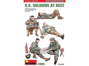Miniart - U.S. Soldiers at Rest Special Edition, 1/35, 35318 hinta ja tiedot | LEGOT ja rakennuslelut | hobbyhall.fi