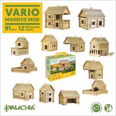 Puinen rakennussarja Vario Massive Mini matkalaukku, 91 osaa, 5+ vuotta hinta ja tiedot | Walachia Lapset | hobbyhall.fi