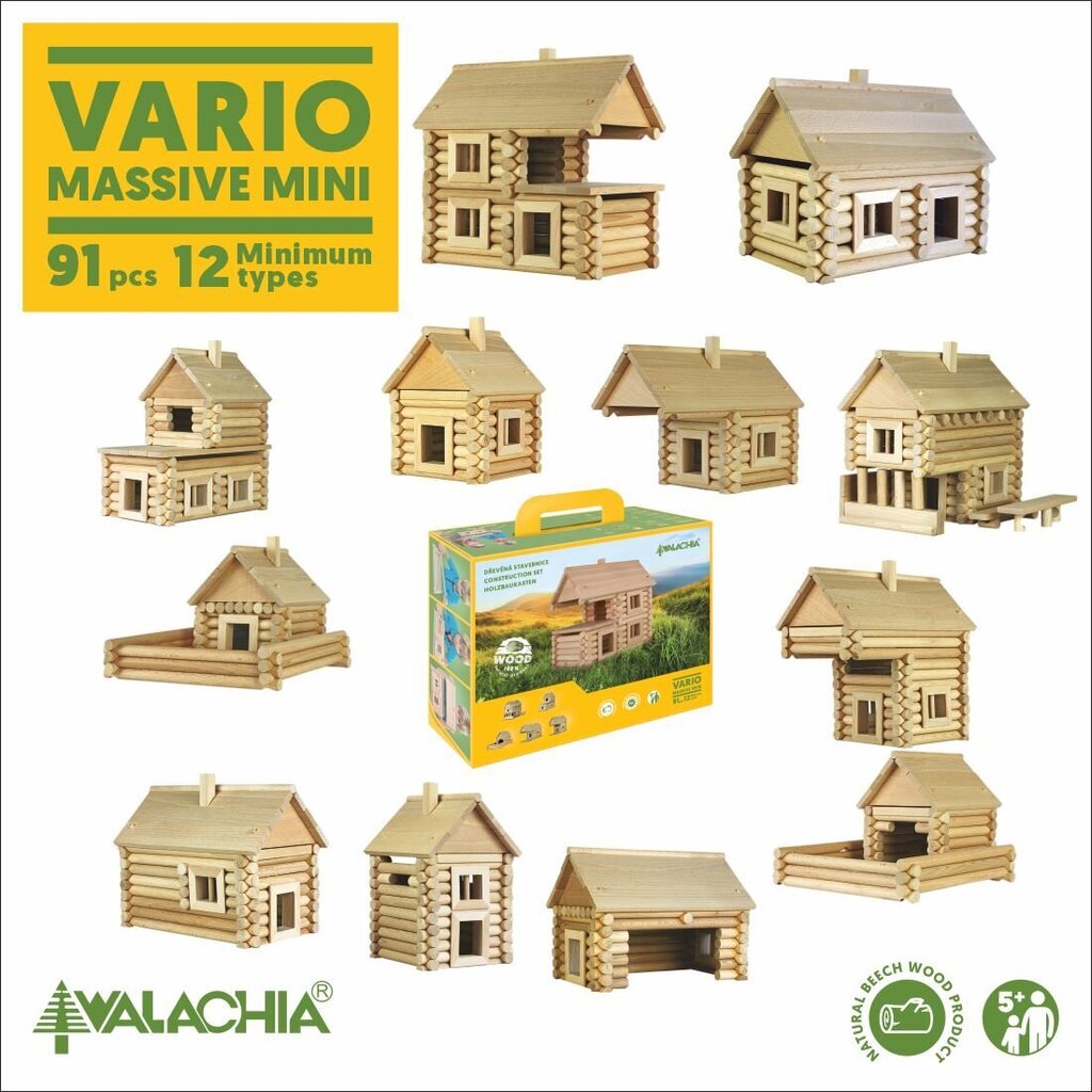 Puinen rakennussarja Vario Massive Mini matkalaukku, 91 osaa, 5+ vuotta hinta ja tiedot | LEGOT ja rakennuslelut | hobbyhall.fi