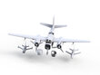 Liimattava malli ICM 48286 DB-26B / C Q-2-droneilla 1/48 hinta ja tiedot | Koottavat pienoismallit | hobbyhall.fi