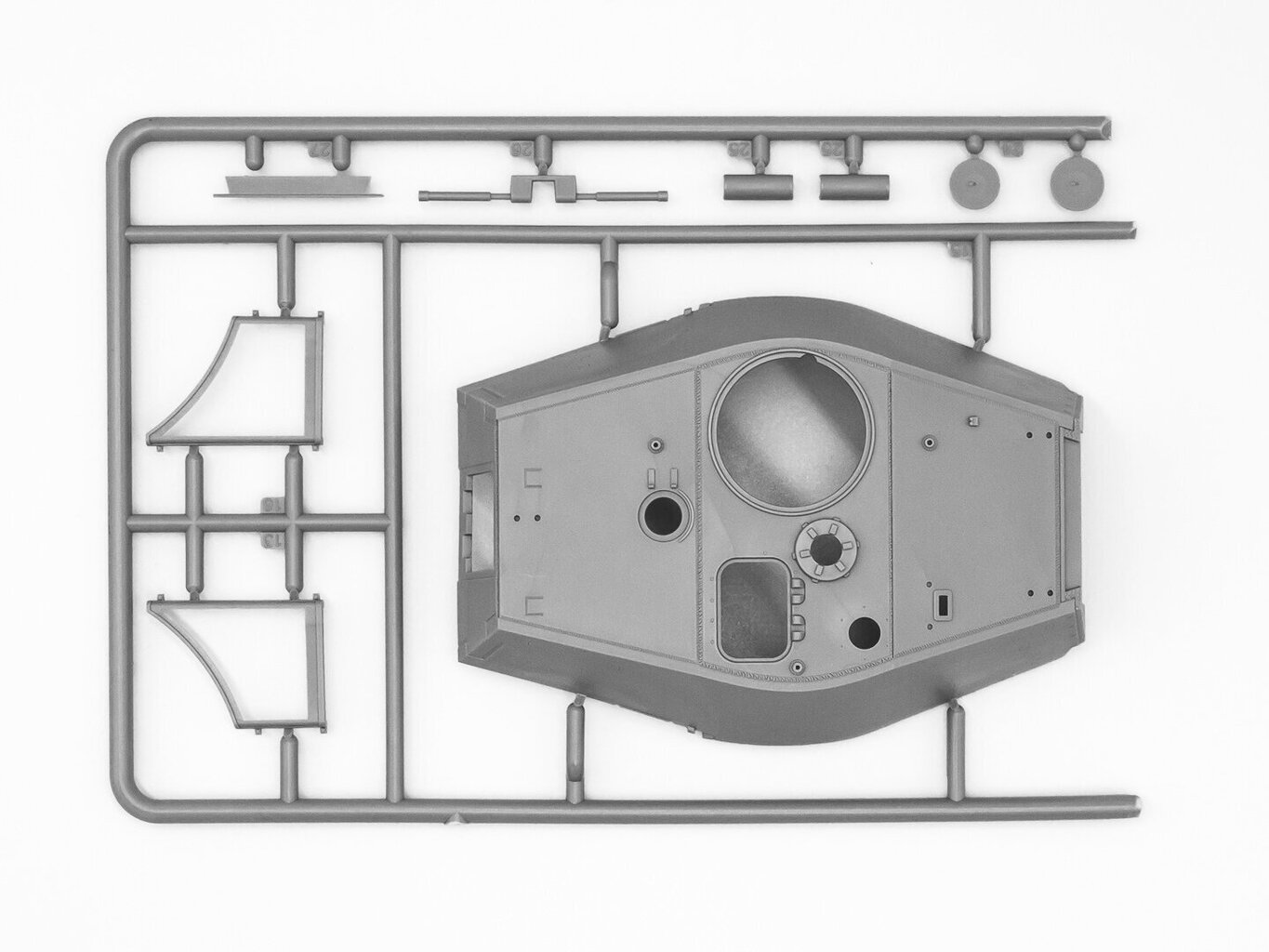 Liimattava malli ICM 35364 German Heavy Tank Pz.Kpfw.VI Ausf.B King Tiger with full interior 1/35 hinta ja tiedot | Koottavat pienoismallit | hobbyhall.fi