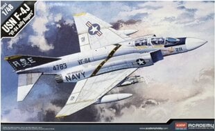 Liimattava malli Academy 12305 F-4J "VF-84 JOLLY ROGERS" 1/48 hinta ja tiedot | Koottavat pienoismallit | hobbyhall.fi