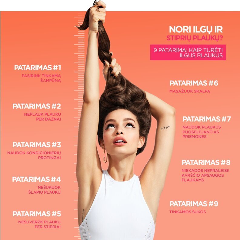 Korjaava shampoo L'Oreal Paris Elvital Dream Lenght 250 ml hinta ja tiedot | Shampoot | hobbyhall.fi