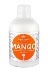 Korjaava hiusshampoo kuiville hiuksille mangoöljyllä Kallos KJMN Mango Shampoo 1000 ml hinta ja tiedot | Shampoot | hobbyhall.fi