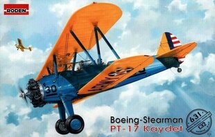 Liimattava malli Roden 631 Boeing / Stearman PT-17 Kaydet 1/32 hinta ja tiedot | Koottavat pienoismallit | hobbyhall.fi