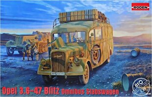 Liimattava malli Roden 810 Opel Blitz Omnibus W39 Stabswagen 1/35 hinta ja tiedot | Koottavat pienoismallit | hobbyhall.fi