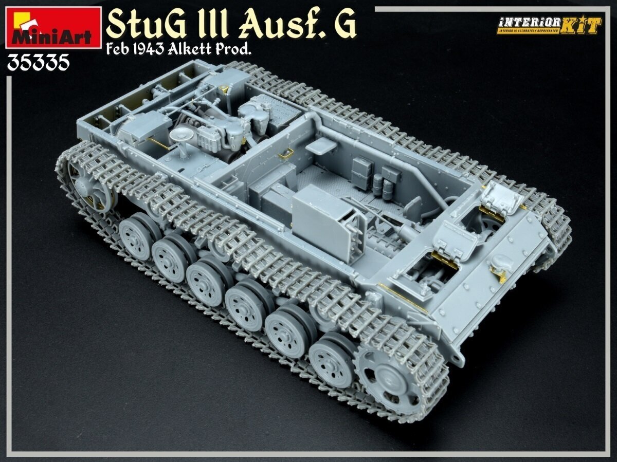 Miniart-pienoismallisarja - StuG III Ausf. G Feb 1943 Alkett Prod. - Sisustussarja, 1/35, 35335 hinta ja tiedot | LEGOT ja rakennuslelut | hobbyhall.fi