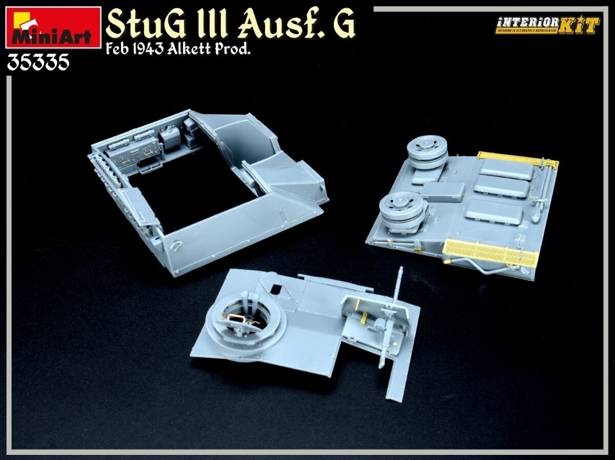 Miniart-pienoismallisarja - StuG III Ausf. G Feb 1943 Alkett Prod. - Sisustussarja, 1/35, 35335 hinta ja tiedot | LEGOT ja rakennuslelut | hobbyhall.fi