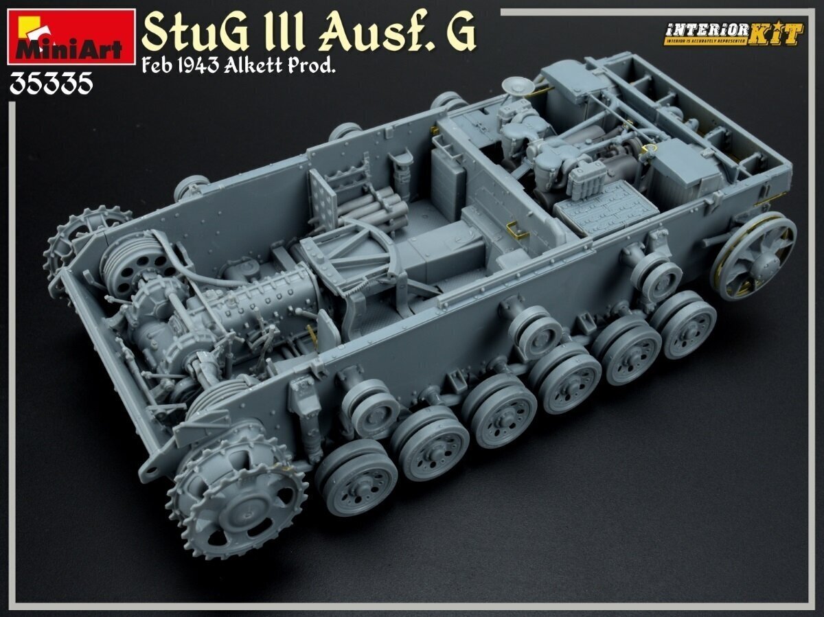 Miniart-pienoismallisarja - StuG III Ausf. G Feb 1943 Alkett Prod. - Sisustussarja, 1/35, 35335 hinta ja tiedot | LEGOT ja rakennuslelut | hobbyhall.fi