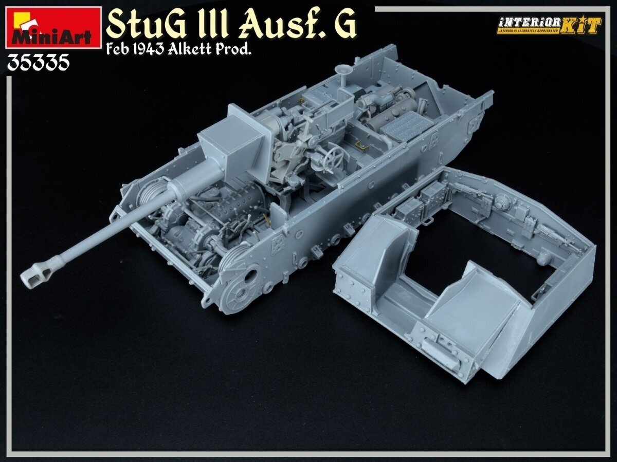 Miniart-pienoismallisarja - StuG III Ausf. G Feb 1943 Alkett Prod. - Sisustussarja, 1/35, 35335 hinta ja tiedot | LEGOT ja rakennuslelut | hobbyhall.fi