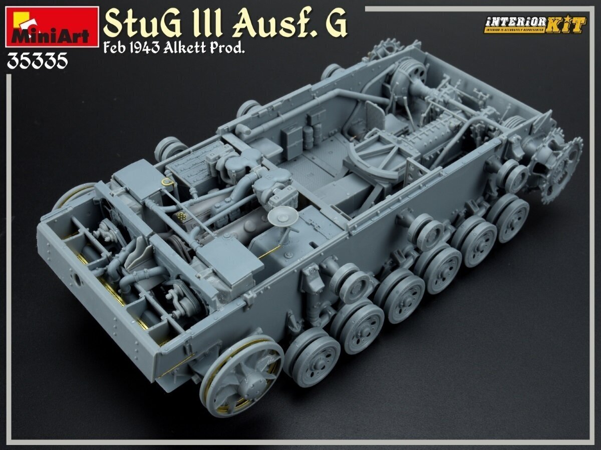 Miniart-pienoismallisarja - StuG III Ausf. G Feb 1943 Alkett Prod. - Sisustussarja, 1/35, 35335 hinta ja tiedot | LEGOT ja rakennuslelut | hobbyhall.fi