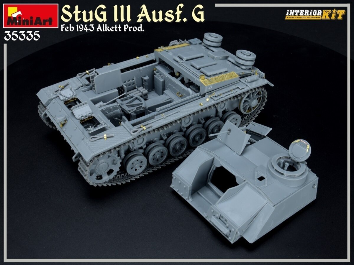 Miniart-pienoismallisarja - StuG III Ausf. G Feb 1943 Alkett Prod. - Sisustussarja, 1/35, 35335 hinta ja tiedot | LEGOT ja rakennuslelut | hobbyhall.fi