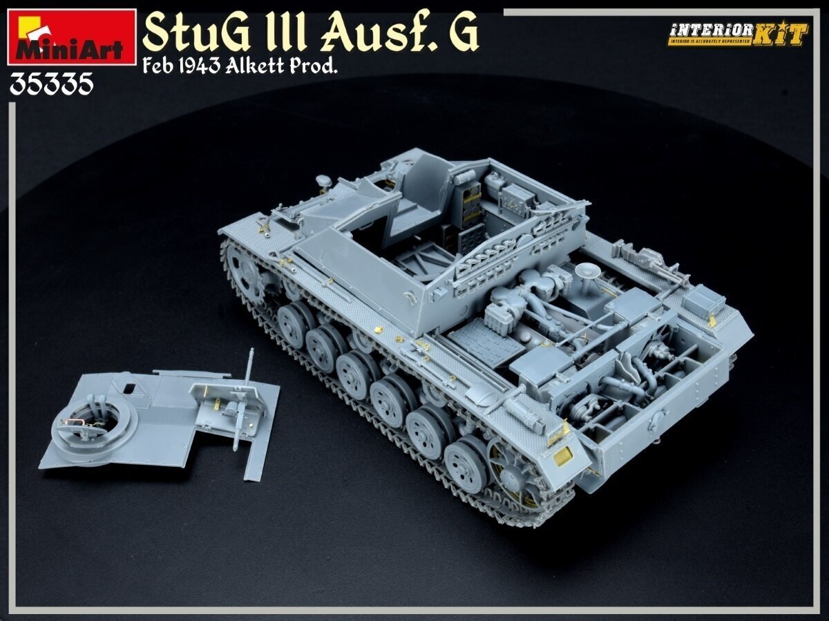 Miniart-pienoismallisarja - StuG III Ausf. G Feb 1943 Alkett Prod. - Sisustussarja, 1/35, 35335 hinta ja tiedot | LEGOT ja rakennuslelut | hobbyhall.fi