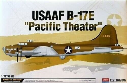 Liimattava pienoismalli Academy 12533 USAAF B-17E Pacific Theater 1/72 hinta ja tiedot | Koottavat pienoismallit | hobbyhall.fi