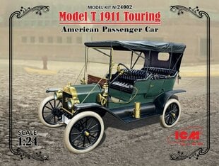 Kokoonpantava malli ICM 24002 Model T 1911 Touring, American Passenger Car 1/24 hinta ja tiedot | ICM Urheilu ja vapaa-aika | hobbyhall.fi