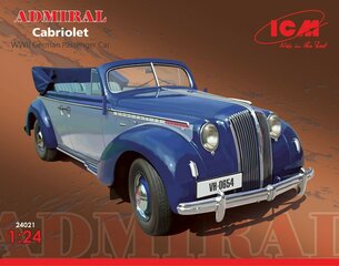 Kokoonpantava liimattava malli ICM 24021 Admiral Cabriolet, saksalainen auto toisen maailmansodan ajalta 1/24 hinta ja tiedot | ICM Urheilu ja vapaa-aika | hobbyhall.fi