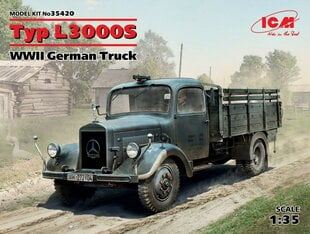 Koottava pienoismalli ICM 35420 Typ L3000S, WWII German Truck 1/35 hinta ja tiedot | ICM Urheilu ja vapaa-aika | hobbyhall.fi