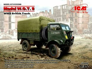 Kokoonpantava malli ICM 35590 Model W.O.T. 8, WWII British Truck 1/35 hinta ja tiedot | Koottavat pienoismallit | hobbyhall.fi