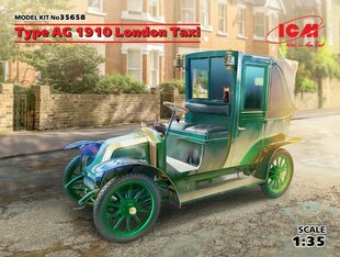 Koottava pienoismalli ICM 35658 Type AG 1910 London Taxi 1/35 hinta ja tiedot | Koottavat pienoismallit | hobbyhall.fi