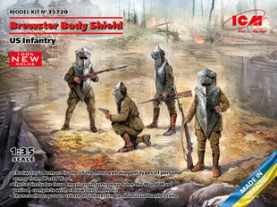 Koottava pienoismalli ICM 35720 Brewster Body Shield, US Jalkaväki 1/35 hinta ja tiedot | ICM Urheilu ja vapaa-aika | hobbyhall.fi