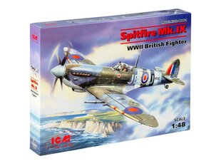 Koottava pienoismalli ICM 48061 Spitfire Mk.IX, WWII British Fighter 1/48 hinta ja tiedot | ICM Urheilu ja vapaa-aika | hobbyhall.fi