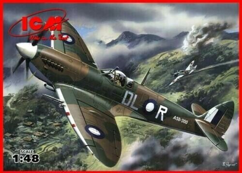 Koottava pienoismalli ICM 48067 Spitfire Mk.VIII, WWII British Fighter 1/48 hinta ja tiedot | Koottavat pienoismallit | hobbyhall.fi