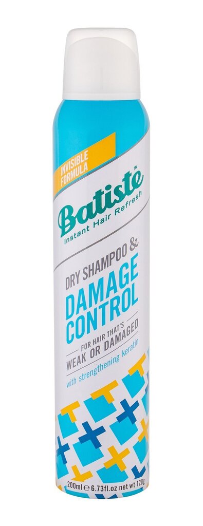 Kuivashampoo Batiste Damage Control hennoille ja vaurioituneille hiuksille, 200 ml hinta ja tiedot | Shampoot | hobbyhall.fi