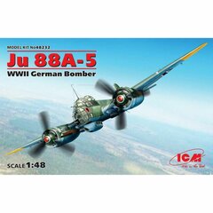 Koottava pienoismalli ICM 48232 Ju 88A-5, WWII German Bomber 1/48 hinta ja tiedot | Koottavat pienoismallit | hobbyhall.fi