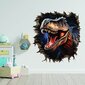 3D Dinosaurusten Seinätarra - Halkeillut Seinätaide Tarra - 100 x 100 cm hinta ja tiedot | Sisustustarrat | hobbyhall.fi