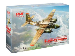 Kokoonpantava malli ICM 48281 B-26B-50 Invader, Korean War American Bomber 1/48 hinta ja tiedot | Koottavat pienoismallit | hobbyhall.fi