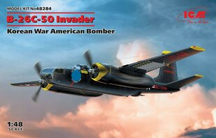 Kokoonpantava malli ICM 48284 B-26С-50 Invader, Korean War American Bomber 1/48 hinta ja tiedot | Koottavat pienoismallit | hobbyhall.fi