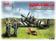 Kokoonpantava malli ICM 48801 Spitfire Mk.IX with RAF Pilots and Ground Personnel 1/48 hinta ja tiedot | Koottavat pienoismallit | hobbyhall.fi