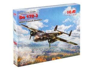 Kokoonpantava malli ICM 72308 Do 17Z-2, WWII Finnish Bomber 1/72 hinta ja tiedot | Koottavat pienoismallit | hobbyhall.fi